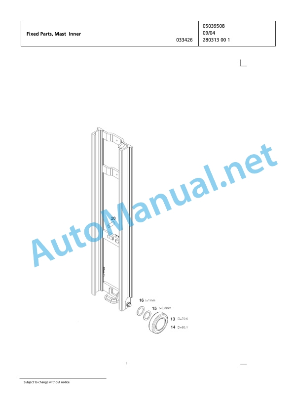 Jungheinrich Forklift 2ET4000 Spare Parts Manual FN426337 3 Jungheinrich Forklift 2ET4000 Spare Parts Manual FN426337 - Image 3