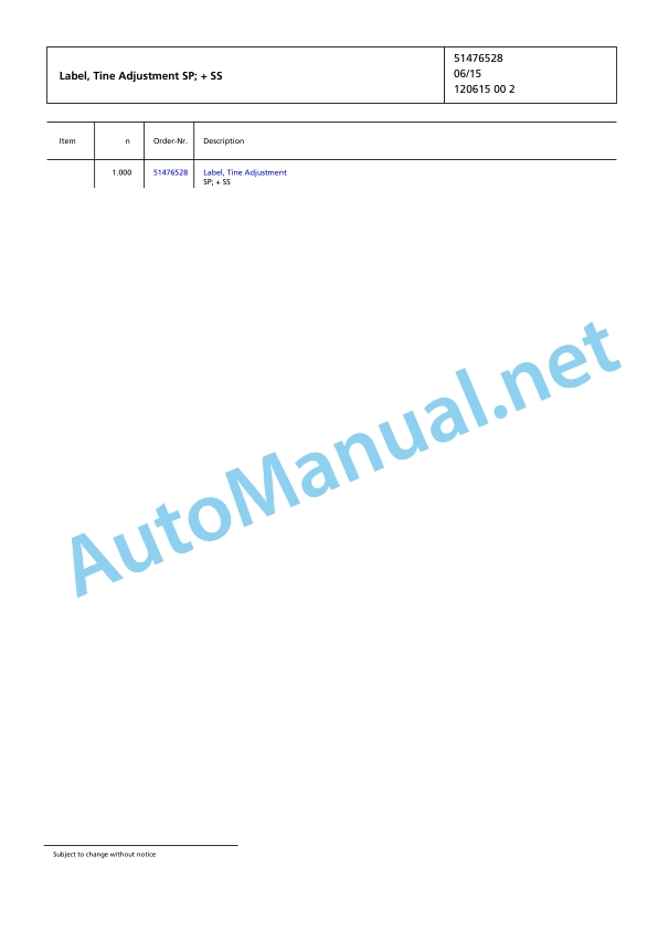 Jungheinrich Forklift 2ET4000 Spare Parts Manual FN595554 5 Jungheinrich Forklift 2ET4000 Spare Parts Manual FN595554 - Image 5