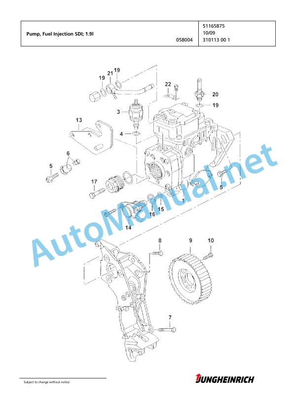 Jungheinrich Forklift DFG 316s GE100-450ZT Spare Parts Manual FN426176 3 Jungheinrich Forklift DFG 316s GE100-450ZT Spare Parts Manual FN426176 - Image 3