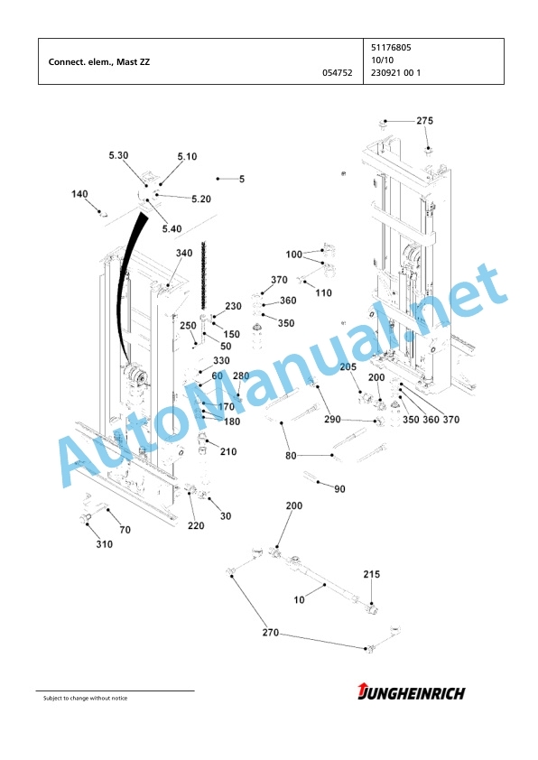 Jungheinrich Forklift DFG 316s GE115-330ZZ Spare Parts Manual FN425230 4 Jungheinrich Forklift DFG 316s GE115-330ZZ Spare Parts Manual FN425230 - Image 4