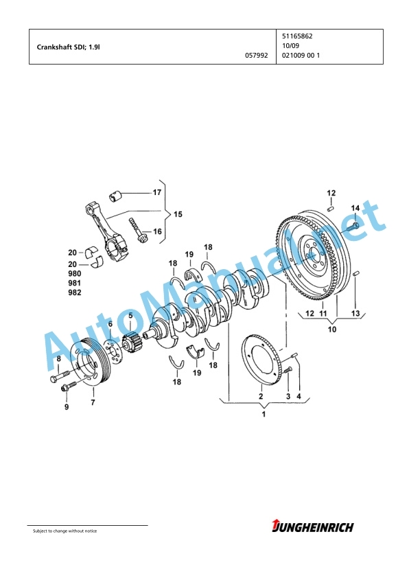 Jungheinrich Forklift DFG 316s GE180-435DZ Spare Parts Manual FN423544 3 Jungheinrich Forklift DFG 316s GE180-435DZ Spare Parts Manual FN423544 - Image 3