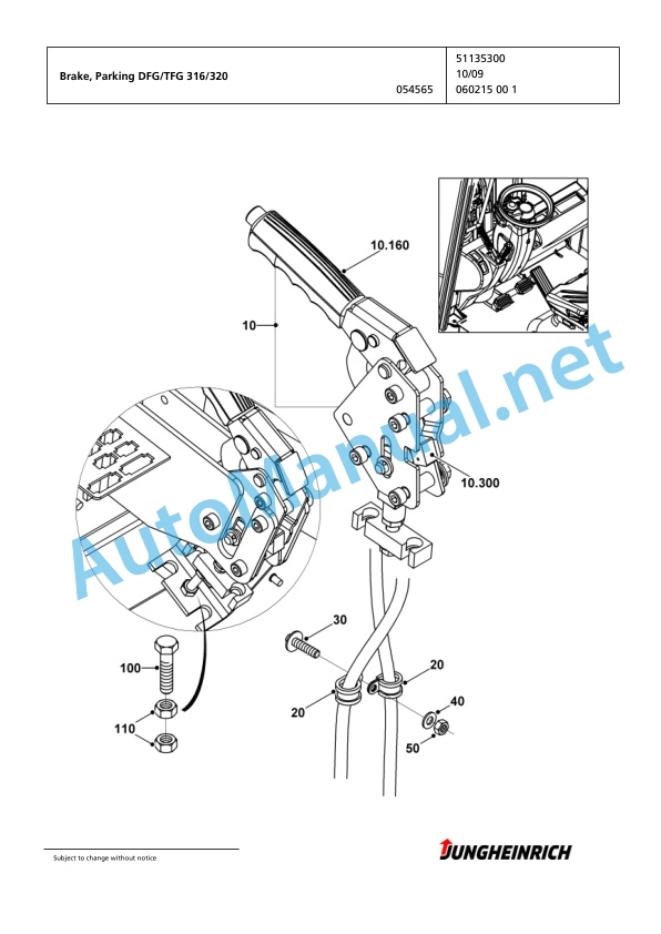 Jungheinrich Forklift DFG 320 G115-310ZT Spare Parts Manual FN423274 4 Jungheinrich Forklift DFG 320 G115-310ZT Spare Parts Manual FN423274 - Image 4