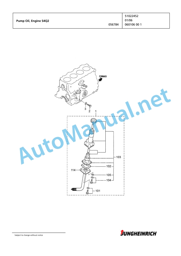 Jungheinrich Forklift DFG 320 GE115-310ZZ Spare Parts Manual FN423066 3 Jungheinrich Forklift DFG 320 GE115-310ZZ Spare Parts Manual FN423066 - Image 3