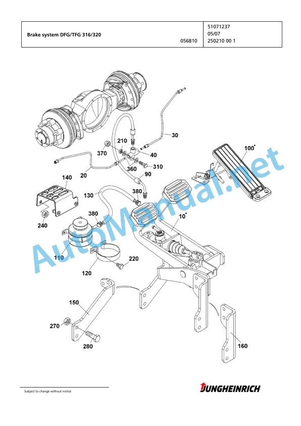 Jungheinrich Forklift DFG 320 GE115-310ZZ Spare Parts Manual FN423477 4 Jungheinrich Forklift DFG 320 GE115-310ZZ Spare Parts Manual FN423477 - Image 4