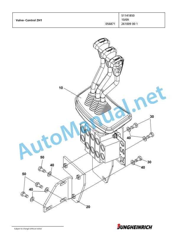 Jungheinrich Forklift DFG 320 GE115-330ZT Spare Parts Manual FN423903 5 Jungheinrich Forklift DFG 320 GE115-330ZT Spare Parts Manual FN423903 - Image 5