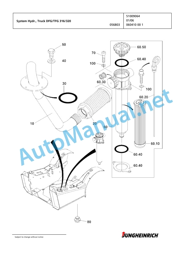 Jungheinrich Forklift DFG 320 GE115-450DZ Spare Parts Manual FN425347 5 Jungheinrich Forklift DFG 320 GE115-450DZ Spare Parts Manual FN425347 - Image 5