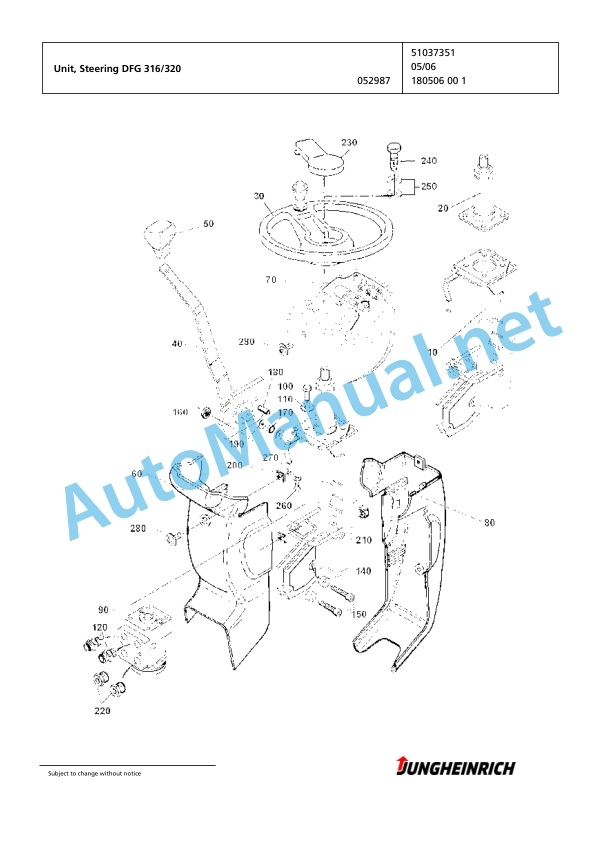 Jungheinrich Forklift DFG 320 GE115-550DZ Spare Parts Manual FN425113 4 Jungheinrich Forklift DFG 320 GE115-550DZ Spare Parts Manual FN425113 - Image 4