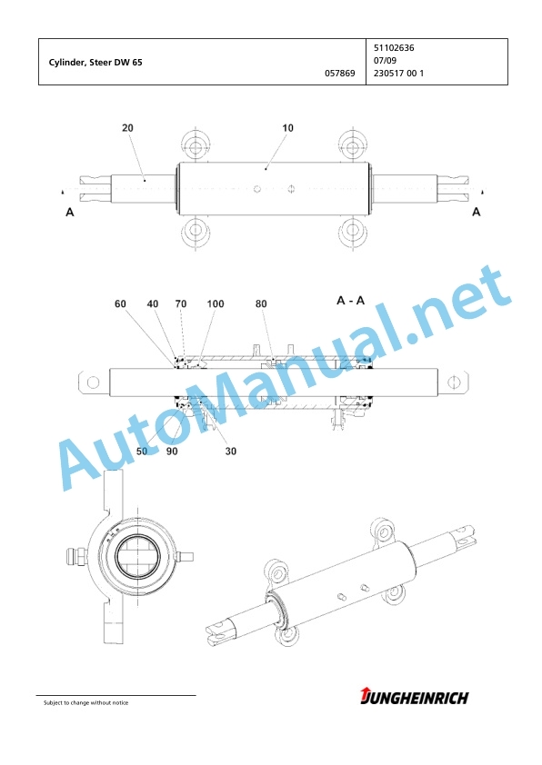 Jungheinrich Forklift DFG 320s GE-450ZT Spare Parts Manual FN424750 4 Jungheinrich Forklift DFG 320s GE-450ZT Spare Parts Manual FN424750 - Image 4
