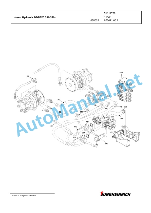 Jungheinrich Forklift DFG 320s GE115-450DZ Spare Parts Manual FN423847 5 Jungheinrich Forklift DFG 320s GE115-450DZ Spare Parts Manual FN423847 - Image 5