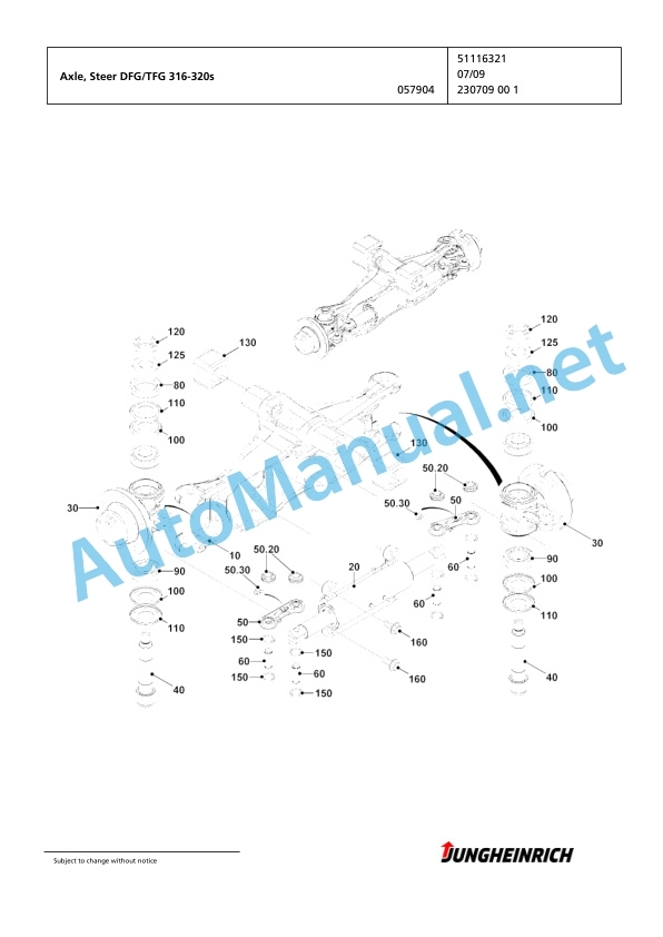 Jungheinrich Forklift DFG 320s GE115-480DZ Spare Parts Manual FN424399 4 Jungheinrich Forklift DFG 320s GE115-480DZ Spare Parts Manual FN424399 - Image 4