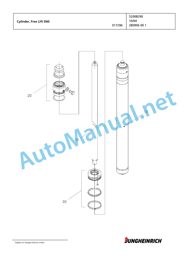 Jungheinrich Forklift DFG 320s GE120-480DZ Spare Parts Manual FN425467 4 Jungheinrich Forklift DFG 320s GE120-480DZ Spare Parts Manual FN425467 - Image 4