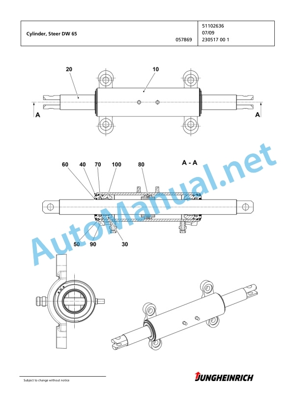 Jungheinrich Forklift DFG 320s GE160-330ZT Spare Parts Manual FN423328 4 Jungheinrich Forklift DFG 320s GE160-330ZT Spare Parts Manual FN423328 - Image 4
