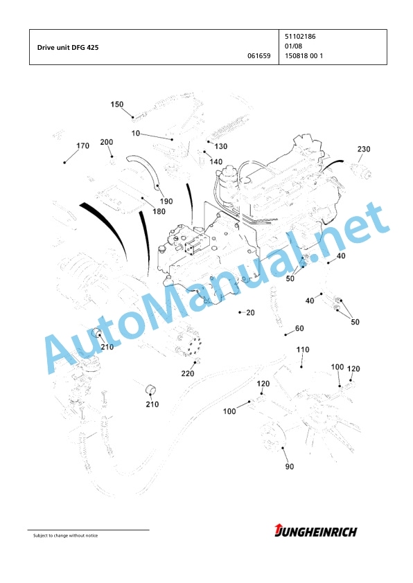 Jungheinrich Forklift DFG 425 G-470DZ Spare Parts Manual FN425298 4 Jungheinrich Forklift DFG 425 G-470DZ Spare Parts Manual FN425298 - Image 4
