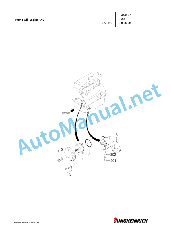 Jungheinrich Forklift DFG 425 GE115-400ZT Spare Parts Manual FN424181 3 Jungheinrich Forklift DFG 425 GE115-400ZT Spare Parts Manual FN424181 - Image 3