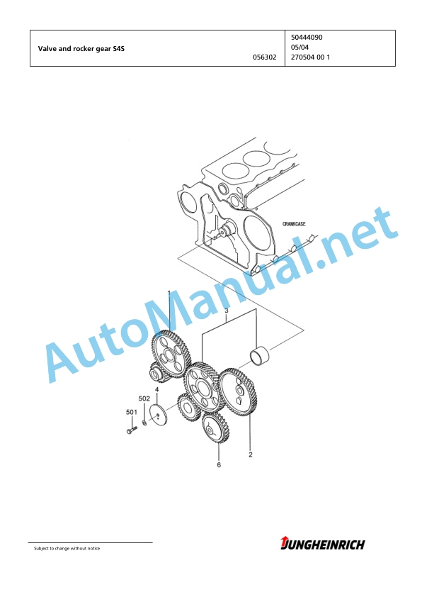Jungheinrich Forklift DFG 425 GE115-470ZT Spare Parts Manual FN423567 3 Jungheinrich Forklift DFG 425 GE115-470ZT Spare Parts Manual FN423567 - Image 3