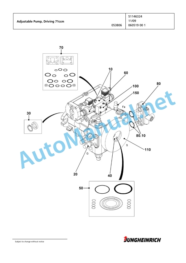 Jungheinrich Forklift DFG 425s G-470DZ Spare Parts Manual FN423153 5 Jungheinrich Forklift DFG 425s G-470DZ Spare Parts Manual FN423153 - Image 5