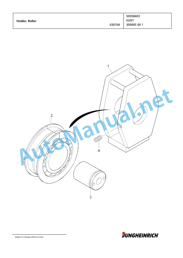 Jungheinrich Forklift DFG 425s G-470DZ Spare Parts Manual FN424744 4 Jungheinrich Forklift DFG 425s G-470DZ Spare Parts Manual FN424744 - Image 4