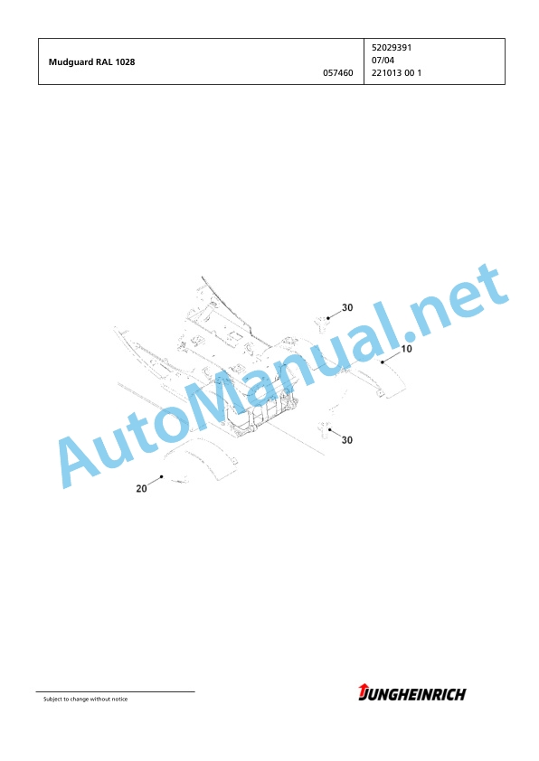 Jungheinrich Forklift DFG 425s G115-310ZZ Spare Parts Manual FN424186 4 Jungheinrich Forklift DFG 425s G115-310ZZ Spare Parts Manual FN424186 - Image 4