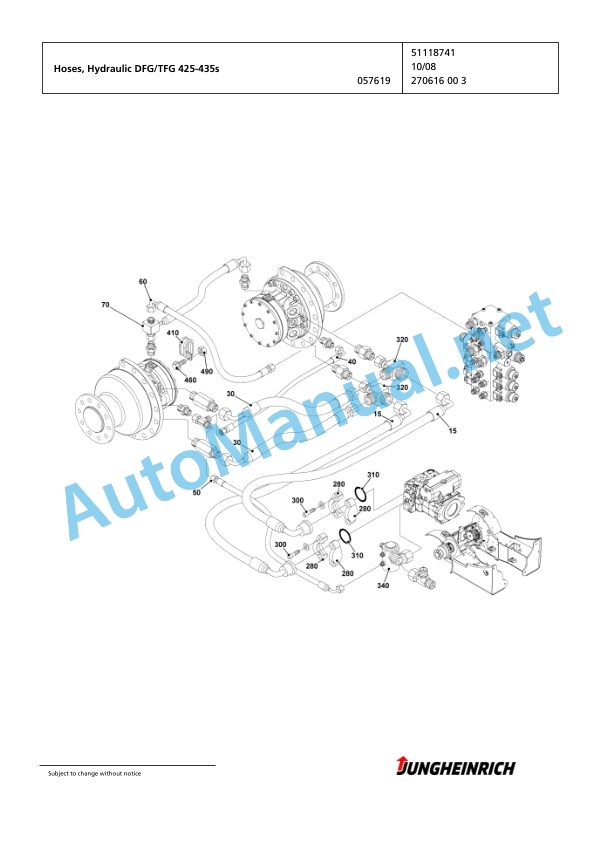 Jungheinrich Forklift DFG 425s G115-330ZZ Spare Parts Manual FN423254 5 Jungheinrich Forklift DFG 425s G115-330ZZ Spare Parts Manual FN423254 - Image 5