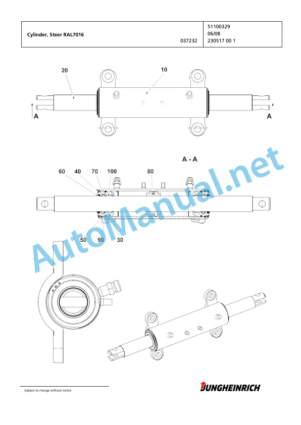 Jungheinrich Forklift DFG 425s G120-600DZ Spare Parts Manual FN424535 4 Jungheinrich Forklift DFG 425s G120-600DZ Spare Parts Manual FN424535 - Image 4