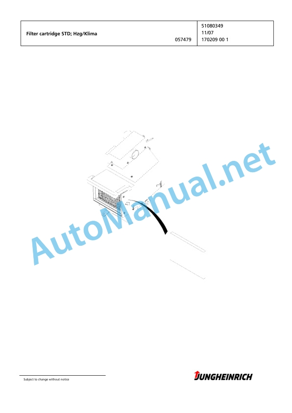 Jungheinrich Forklift DFG 425s G120-600DZ Spare Parts Manual FN424536 3 Jungheinrich Forklift DFG 425s G120-600DZ Spare Parts Manual FN424536 - Image 3