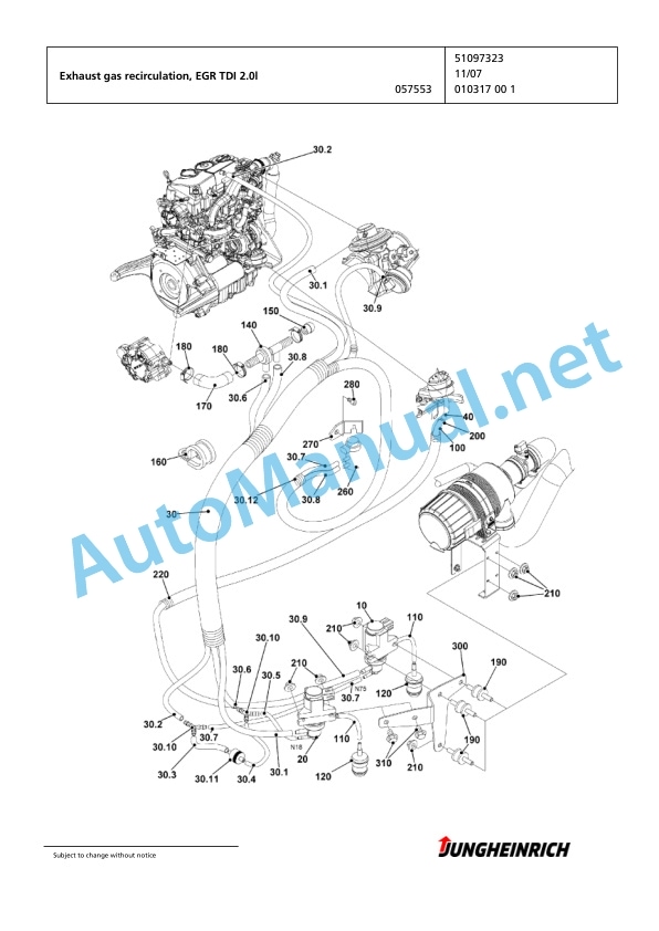 Jungheinrich Forklift DFG 425s GE110-600ZT Spare Parts Manual FN423361 3 Jungheinrich Forklift DFG 425s GE110-600ZT Spare Parts Manual FN423361 - Image 3