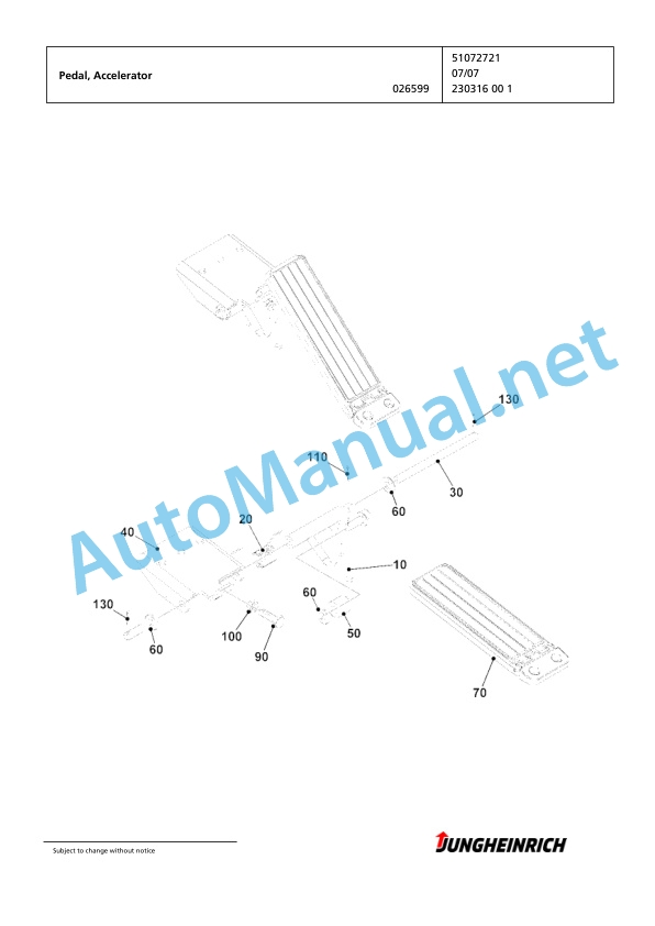 Jungheinrich Forklift DFG 430 G+E115-330ZT Spare Parts Manual FN424273 4 Jungheinrich Forklift DFG 430 G+E115-330ZT Spare Parts Manual FN424273 - Image 4