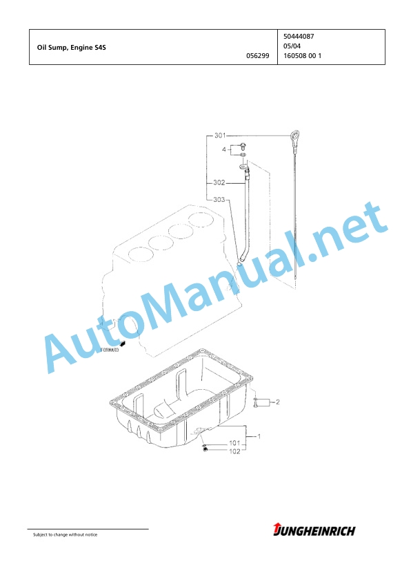 Jungheinrich Forklift DFG 430 G+E120-470DZ Spare Parts Manual FN424180 3 Jungheinrich Forklift DFG 430 G+E120-470DZ Spare Parts Manual FN424180 - Image 3
