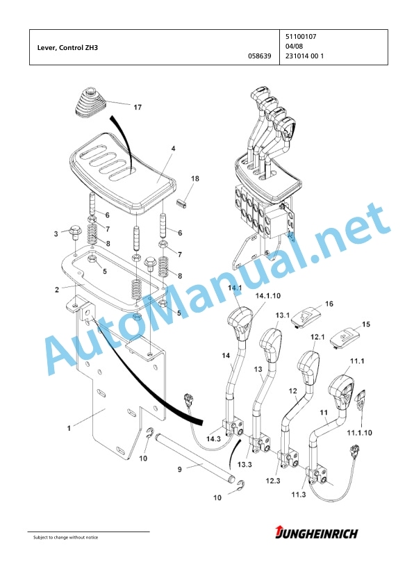 Jungheinrich Forklift DFG 430 G150-470DZ Spare Parts Manual FN426566 5 Jungheinrich Forklift DFG 430 G150-470DZ Spare Parts Manual FN426566 - Image 5