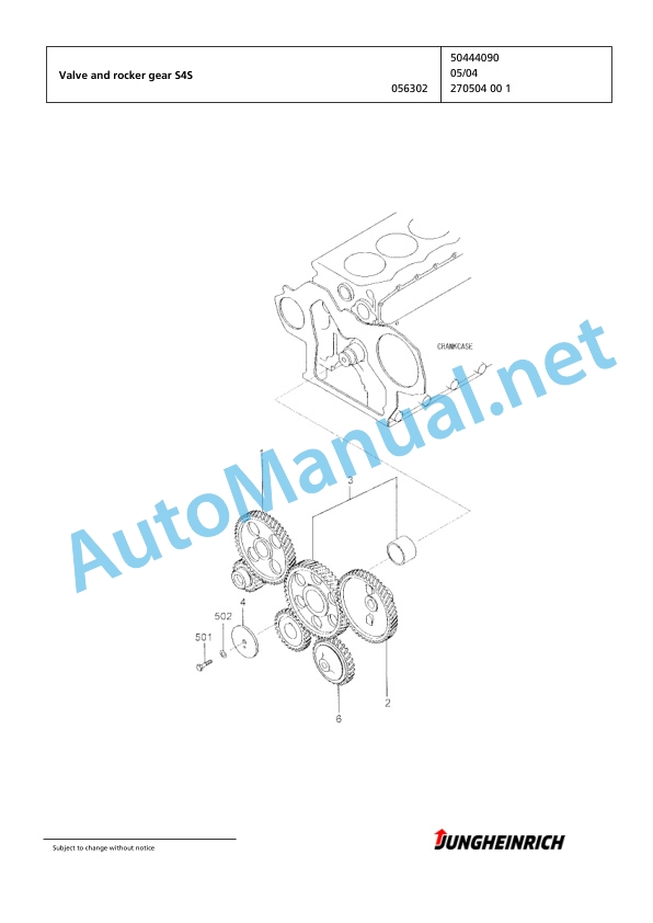 Jungheinrich Forklift DFG 430 GE150-500DZ Spare Parts Manual FN426201 3 Jungheinrich Forklift DFG 430 GE150-500DZ Spare Parts Manual FN426201 - Image 3