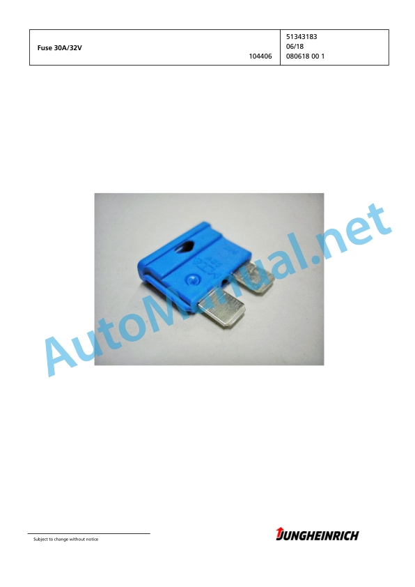 Jungheinrich Forklift DFG 430s G-450ZT Spare Parts Manual FN424051 5 Jungheinrich Forklift DFG 430s G-450ZT Spare Parts Manual FN424051 - Image 5