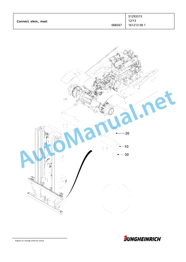 Jungheinrich Forklift DFG 430s G120-470DZ Spare Parts Manual FN595559 4 Jungheinrich Forklift DFG 430s G120-470DZ Spare Parts Manual FN595559 - Image 4