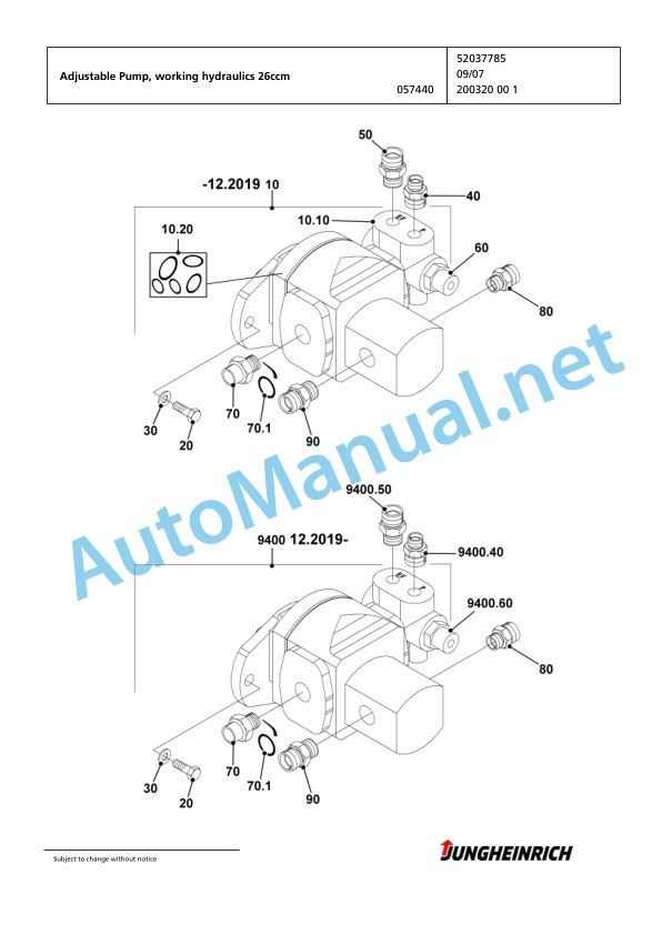 Jungheinrich Forklift DFG 435s GE115-450DZ Spare Parts Manual FN423405 5 Jungheinrich Forklift DFG 435s GE115-450DZ Spare Parts Manual FN423405 - Image 5