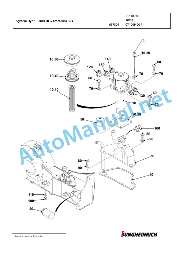 Jungheinrich Forklift DFG 435s GE115-530DZ Spare Parts Manual FN423729 5 Jungheinrich Forklift DFG 435s GE115-530DZ Spare Parts Manual FN423729 - Image 5