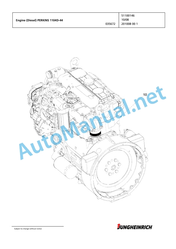 Jungheinrich Forklift DFG 540 G120-402ZZ Spare Parts Manual FN426247 3 Jungheinrich Forklift DFG 540 G120-402ZZ Spare Parts Manual FN426247 - Image 3