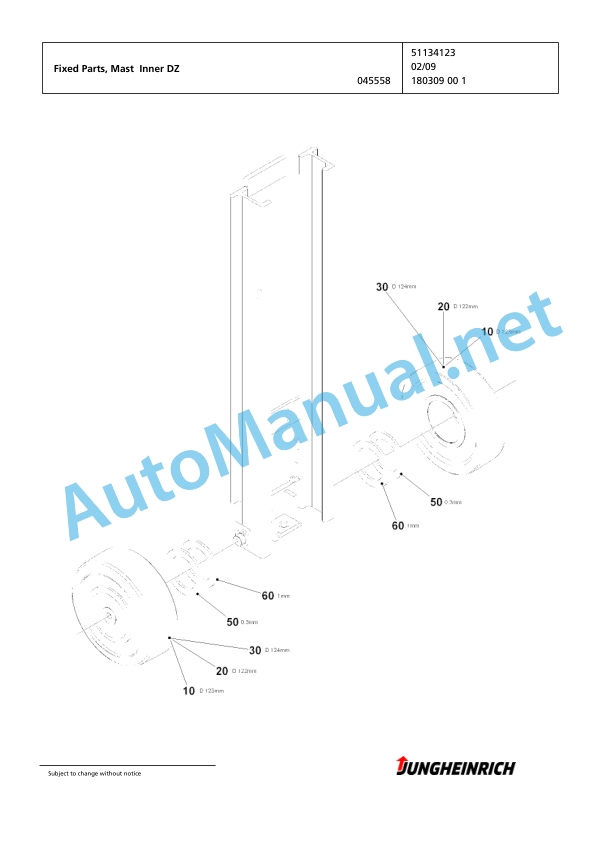 Jungheinrich Forklift DFG 540 G150-602 DZ Spare Parts Manual FN424900 5 Jungheinrich Forklift DFG 540 G150-602 DZ Spare Parts Manual FN424900 - Image 5