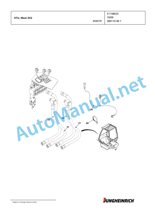 Jungheinrich Forklift DFG 550 G+E240-592DZ Spare Parts Manual FN423527 5 Jungheinrich Forklift DFG 550 G+E240-592DZ Spare Parts Manual FN423527 - Image 5