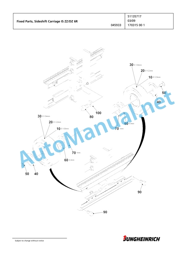 Jungheinrich Forklift DFG 550 GE115-397ZZ Spare Parts Manual FN425408 5 Jungheinrich Forklift DFG 550 GE115-397ZZ Spare Parts Manual FN425408 - Image 5