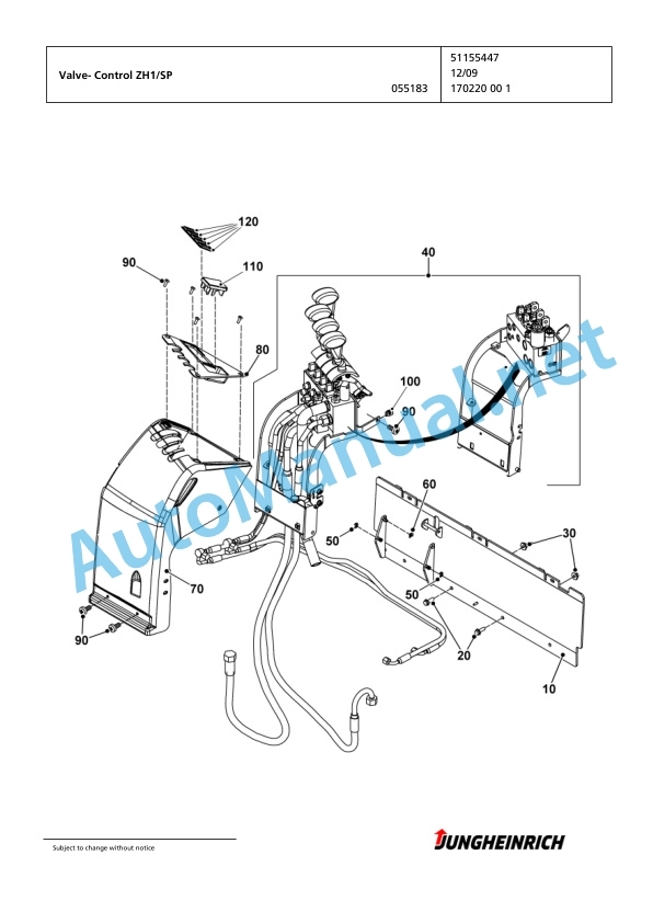 Jungheinrich Forklift EFG 110 SP G+E80-300ZT Spare Parts Manual FN423344 5 Jungheinrich Forklift EFG 110 SP G+E80-300ZT Spare Parts Manual FN423344 - Image 5