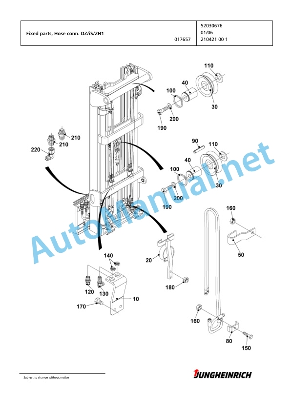 Jungheinrich Forklift EFG 110 SP GE100-635DZ Spare Parts Manual FN423449 4 Jungheinrich Forklift EFG 110 SP GE100-635DZ Spare Parts Manual FN423449 - Image 4