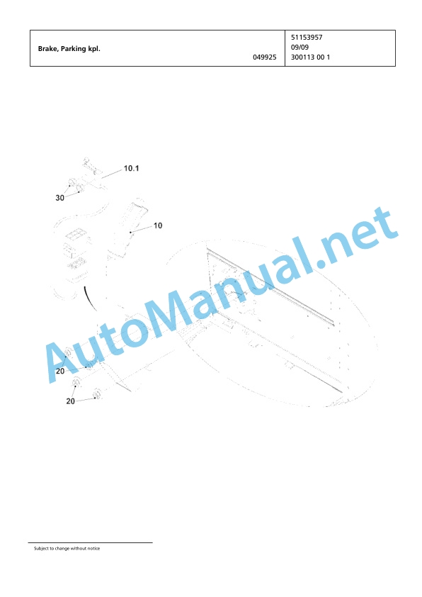 Jungheinrich Forklift EFG 110k MP GE110-480DZ Spare Parts Manual FN426407 3 Jungheinrich Forklift EFG 110k MP GE110-480DZ Spare Parts Manual FN426407 - Image 3