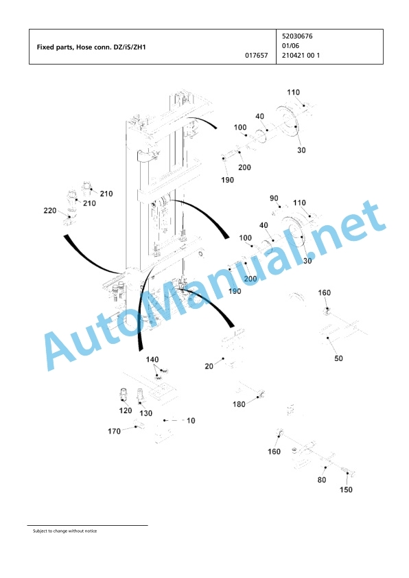 Jungheinrich Forklift EFG 110k MP GE110-480DZ Spare Parts Manual FN426407 4 Jungheinrich Forklift EFG 110k MP GE110-480DZ Spare Parts Manual FN426407 - Image 4