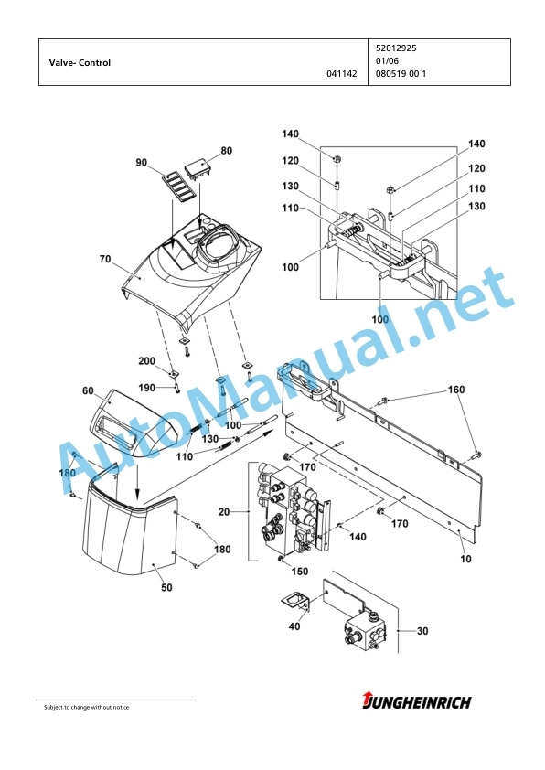 Jungheinrich Forklift EFG 110k MP GE80-500DZ Spare Parts Manual FN423455 5 Jungheinrich Forklift EFG 110k MP GE80-500DZ Spare Parts Manual FN423455 - Image 5