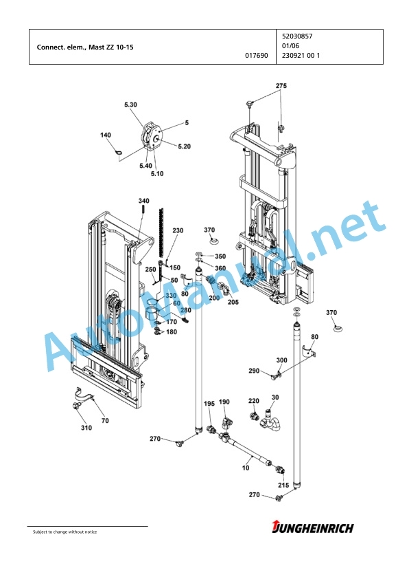 Jungheinrich Forklift EFG 110k SP GE115-400ZZ Spare Parts Manual FN423350 4 Jungheinrich Forklift EFG 110k SP GE115-400ZZ Spare Parts Manual FN423350 - Image 4