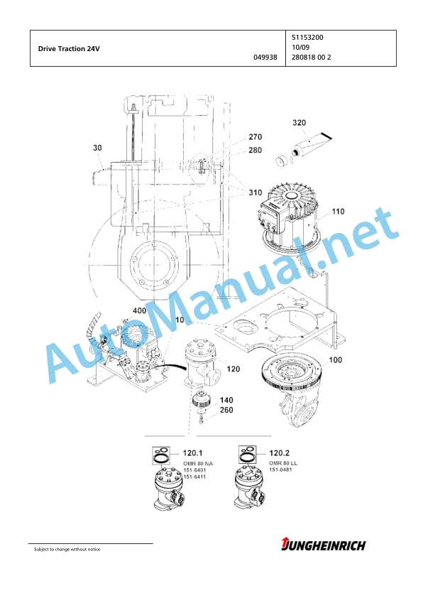 Jungheinrich Forklift EFG 113 SP G120-300ZT Spare Parts Manual FN424214 3 Jungheinrich Forklift EFG 113 SP G120-300ZT Spare Parts Manual FN424214 - Image 3