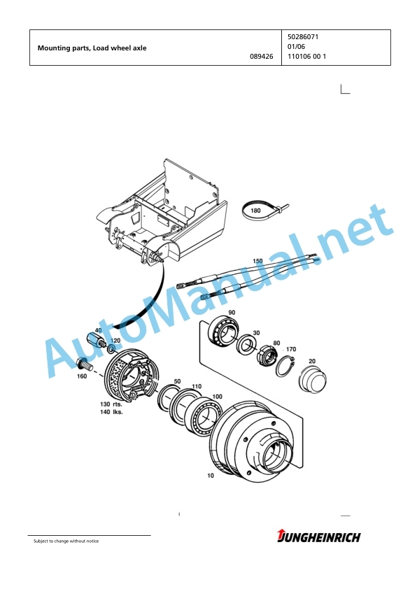 Jungheinrich Forklift EFG 113 SP GE80-330ZZ Spare Parts Manual FN423770 3 Jungheinrich Forklift EFG 113 SP GE80-330ZZ Spare Parts Manual FN423770 - Image 3