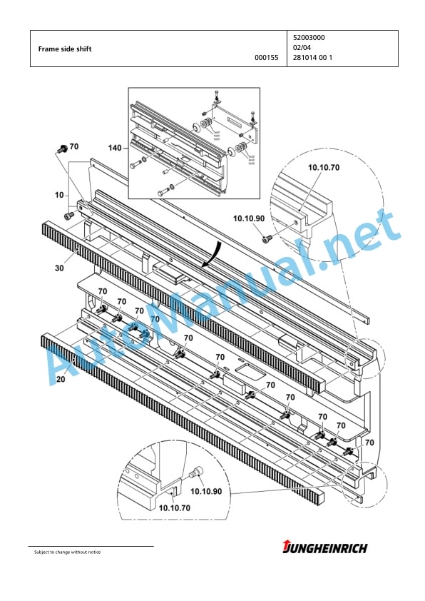 Jungheinrich Forklift EFG 115 MP GE115-435DZ Spare Parts Manual FN423329 4 Jungheinrich Forklift EFG 115 MP GE115-435DZ Spare Parts Manual FN423329 - Image 4