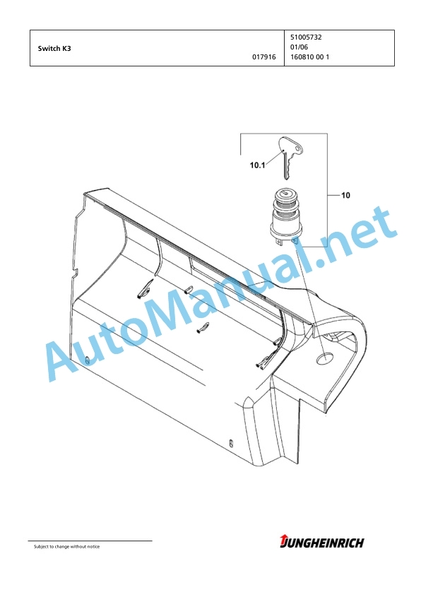 Jungheinrich Forklift EFG 115 SP G+E100-450DZ Spare Parts Manual FN423436 5 Jungheinrich Forklift EFG 115 SP G+E100-450DZ Spare Parts Manual FN423436 - Image 5