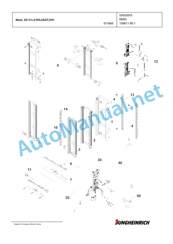 Jungheinrich Forklift EFG 115 SP G+E115-480DZ Spare Parts Manual FN426537 4 Jungheinrich Forklift EFG 115 SP G+E115-480DZ Spare Parts Manual FN426537 - Image 4