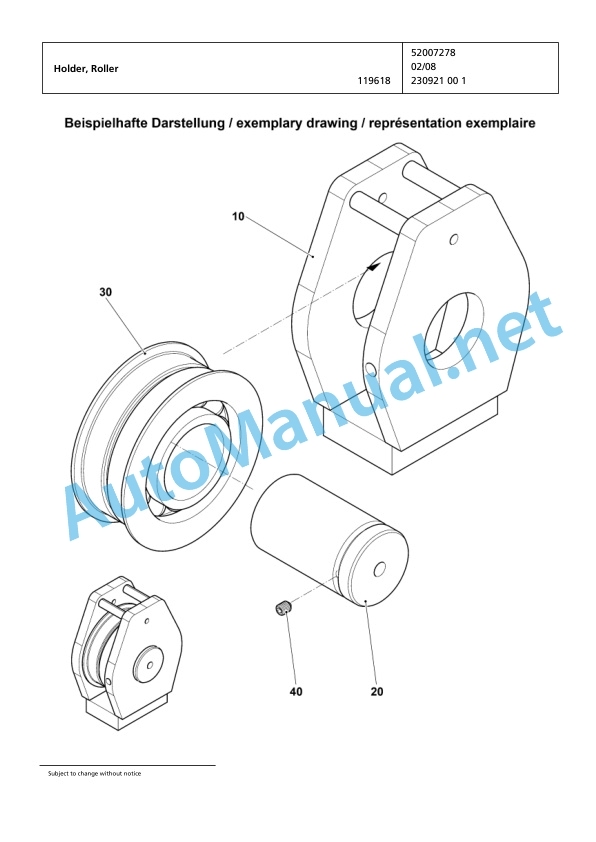 Jungheinrich Forklift EFG 115 SP GE110-480DZ Spare Parts Manual FN423726 4 Jungheinrich Forklift EFG 115 SP GE110-480DZ Spare Parts Manual FN423726 - Image 4